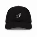 Structured Black OG Cow Baseball Cap