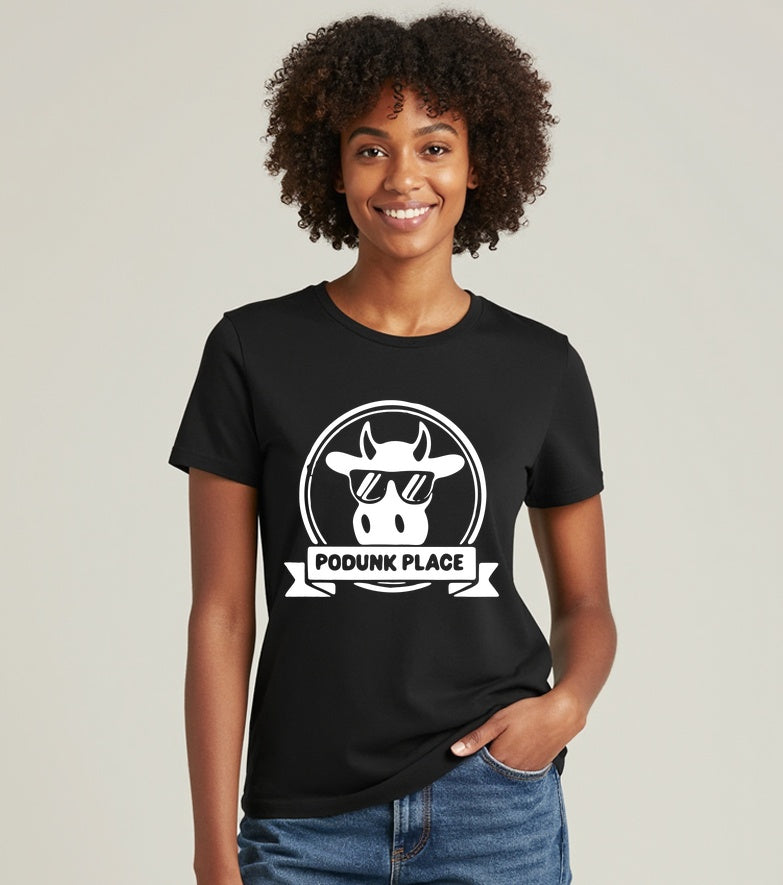 Sunglass Cow Tee