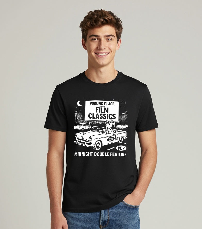Podunk Place Movie Night Tee