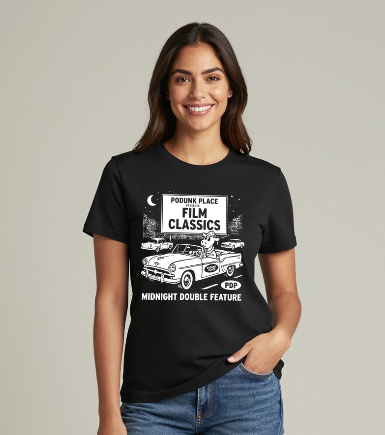 Podunk Place Movie Night Tee