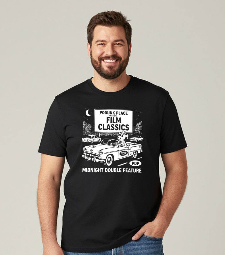 Podunk Place Movie Night Tee