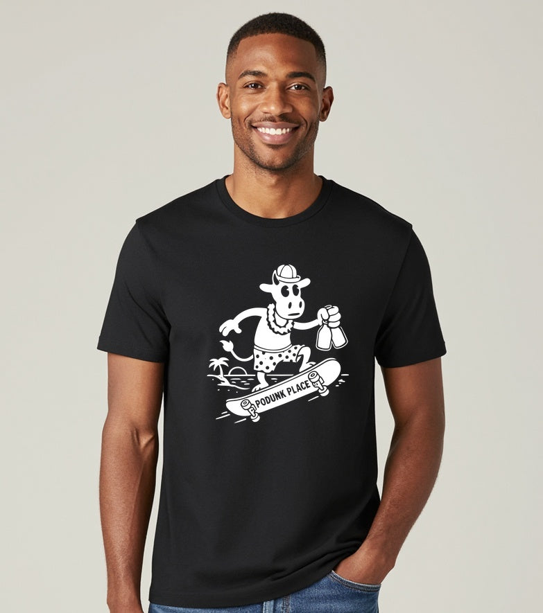 Podunk Place Skateboarder Tee