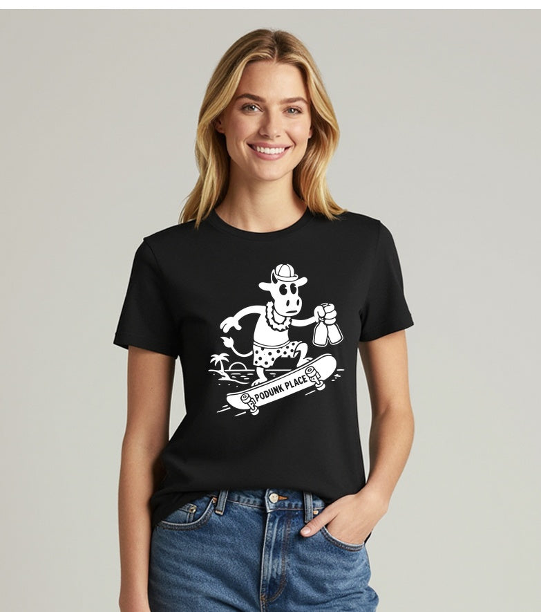 Podunk Place Skateboarder Tee