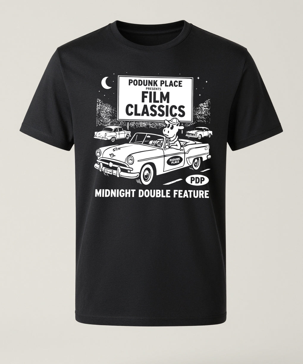 Podunk Place Movie Night Tee